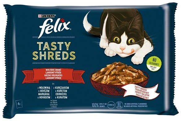 purina felix tasty shreds