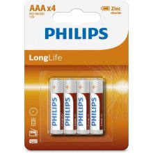 Philips батарея R03 AAA LONGLIF E (4 SZT...