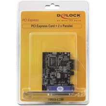 DeLOCK PCI-E Card 2x Parallel