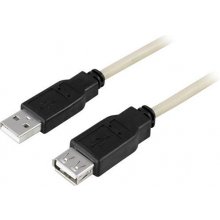 Deltaco USB2-14 USB cable 5 m USB 2.0 USB A...