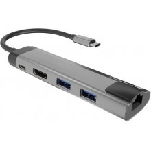 NATEC Multi Port Fowler Go USB-C PD, 2x USB...