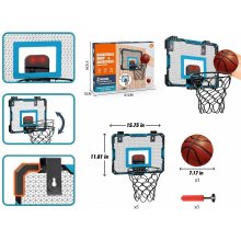 Madej Basketball Backboard with Ball and...