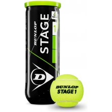 Dunlop Tennis balls STAGE 1 GREEN 3-tube ITF