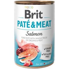 Brit Paté & Meat Salmon - wet dog food -...