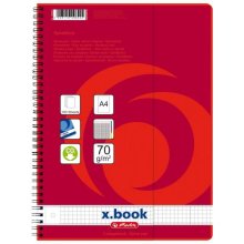 Herlitz Блокнот x.book А4/100, клетчатый, 3...