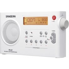 SANGEAN Radio Digital Tuning AM / FM, white...