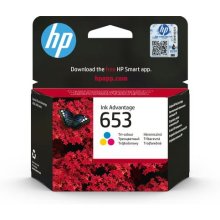 Тонер HP 653 Tri-color Original Ink...