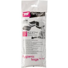 Ferplast Kassi tualeti kotid M 42x30cm 12tk