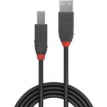 LINDY CABLE USB2 A-B 0.2M/ANTHRA 36670