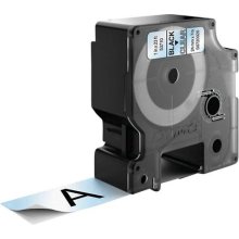 Dymo D1 Standard - Black on Transparent -...
