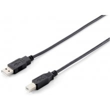 Equip USB Kabel 2.0 A-B St/St 1.8m чёрный...