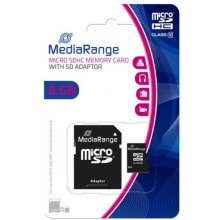 Mälukaart MediaRange 8GB microSDHC Class 10
