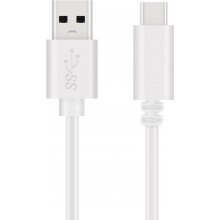Omega cable USB 3.2 - USB-C 3A 1m, white...