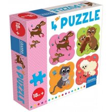 Granna Puzzle z Jamnikiem 4 puzle 4 elementy