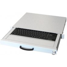 Aixcase 19" Rack 1U klaviatuur DE Touchpad...