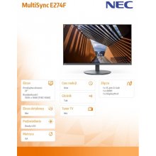 Monitor NEC E274F-BK 27IN LCD LED 1920X1080...