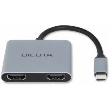 Dicota USB-C Portable 4-in-1 D ock 4K 2xHDMI...