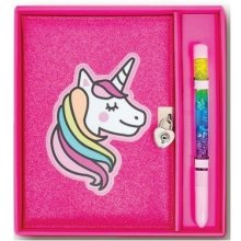 Stnux Diary brocaded Unicorn fuchsia