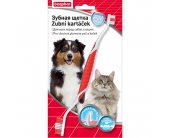 BEAPHAR Toothbrush On Blister двойная зубная...