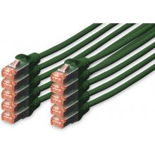 DIGITUS CAT 6 S/FTP Patchkabel, 10 Stück...