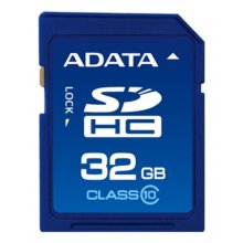 A-DATA Memory card SDHC, 32GB, UHS speed...