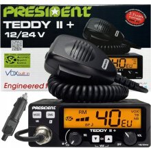 PRESIDENT Teddy II+ AM/FM CB radio Black