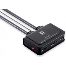 LevelOne KVM Switch 0290 2-Port Kabel, HDMI...