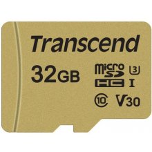 Флешка Transcend microSD Card SDHC 500S 32GB