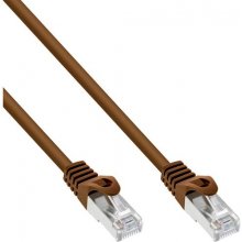 INLINE Patch Cable SF/UTP Cat.5e brown 0.5m