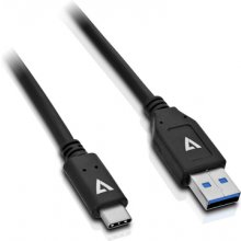USB 2.0 A TO USB-C CABLE 1M BLK 480MBPS 3A...
