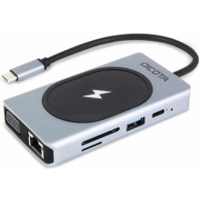 DICOTA USB-C 10-in-1 Charging Hub 4K PD 100W