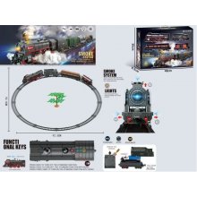 Madej Set with train 48 pcs. smoke, light...