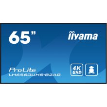 IIYAMA LH6560UHS-B2AG 66IN LCD UHD 384 VA...