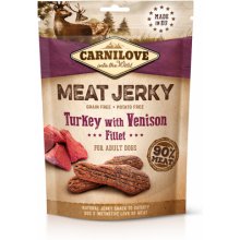 CARNILOVE Meat Jerky Turkey with Venison -...