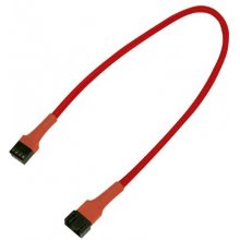 Nanoxia Kabel PWM Verlängerung, 30 cm, rot