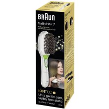 Braun BR750 Satin Hair Ionic Brush, White...