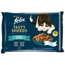 Purina FELIX Tasty Shreds with salmon and...