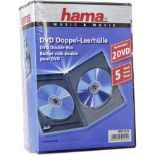 Hama 1x5 DVD-Double Jewel Case black 51294