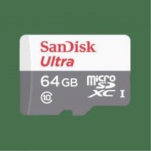 Флешка SANDISK Ultra microSDXC 64GB + SD...