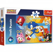 TREFL Puzzles 60 elements Sonic in action
