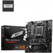 MSI PRO A620M-B motherboard AMD A620 Socket...