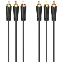 HAMA 00205151 Audio/Video Cable, 3 RCA plugs...