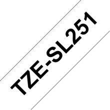 Brother TZESL251 label-making tape Black on...