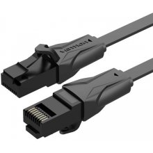 Vention Flat Cat.6 UTP Patch Cable 10M Black