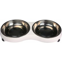 SUPER DESI GN bowl for pets, double, white...