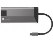 NATEC Fowler Plus - USB-C Multi-Port Adapter...