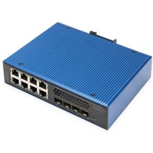 Digitus Industrial 8 + 4 10G uplink port L3...
