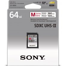 Sony SDXC M series 64GB UHS-II Class 10 U3...