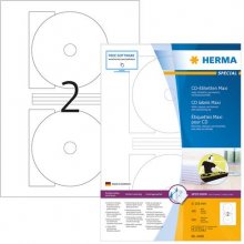 Herma CD-Etik. Maxi A4 weiß 116 mm Papier...
