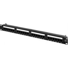 Deltaco 19 "patch panel, 24xRJ45, Cat6, UTP...